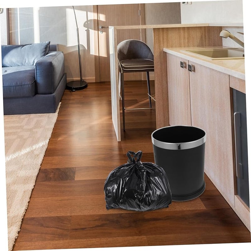 Heavy Duty Trash Bags With Handles 100 Pack Thick Plastic Garbage Can Liners - Image 5